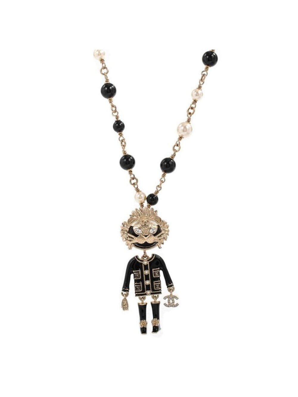 Chanel Necklace Long Gold